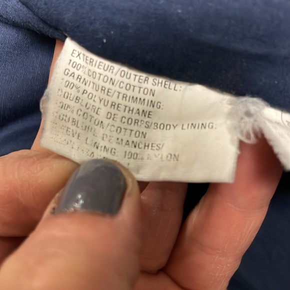 Vintage 80s/90s down feather filled ankle length puffer with snap slit back - Picture 12 of 14